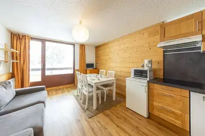 Image de Studio confort 4 pers, proche pistes et commerces, balcon exposé sud