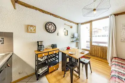 Image de Studio moderne 20m² 4 pers proche pistes & commerces