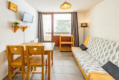 Image de Studio lumineux de 22m² avec balcon sud, à Saint-François-Longchamp