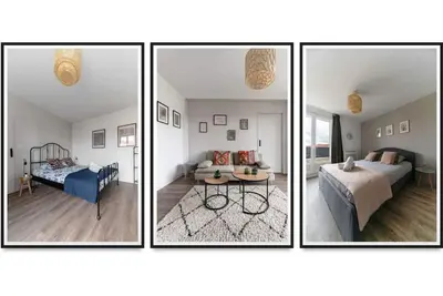 Image de Grand Appartement design 2 chambres, parking privé