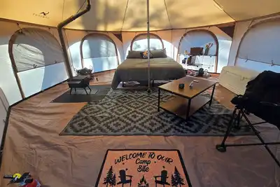 Image de Yurt Campsite @ Blanchard Farm Site 2