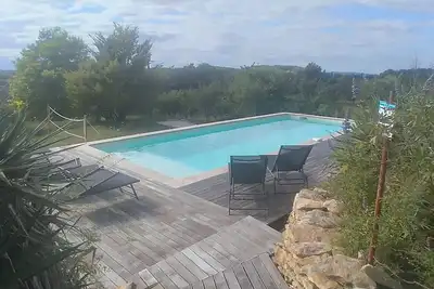 Image de Le Four à pain, triangle d'or vallée de la Dordogne, vues, jardin, parc, piscine