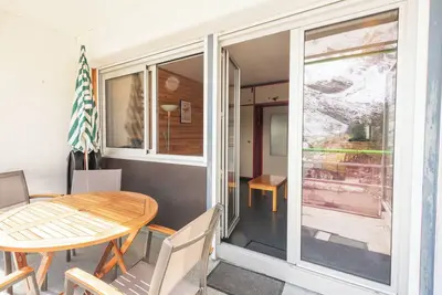 Image de Studio Gourette 6 pers. – Vue montagne, au pied des pistes, depart randonnée, terrasse & balcon