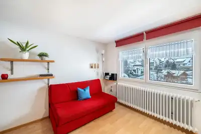 Image de Appartement 'Dorfblick' avec vue sur les montagnes, terrasse partagée et Wi-Fi