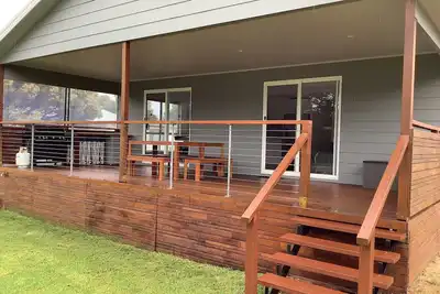 Image de Our Happy Place! Modern coastal family home with nature views.