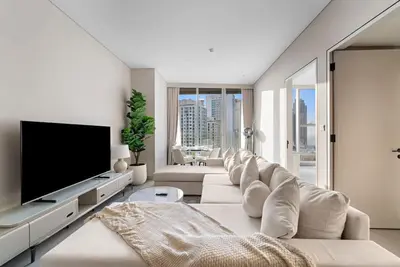 Image de Stylish 1br Apartment with Eye of Dubai View and Marina Access