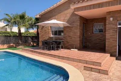 Image de Maison de vacances 'M Angels' avec piscine privée, Wi-Fi et climatisation