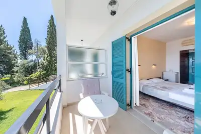 Image de Chambre 'Vue sur la mer 5' avec terrasse privée, Wi-Fi et climatisation