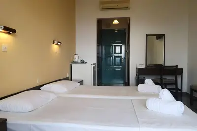 Image de Chambre 'Vue sur la mer 3' avec terrasse privée, Wi-Fi et climatisation