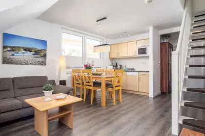 Image de Bright apartment with balcony, Wlan and beach location in the residence on the beach -