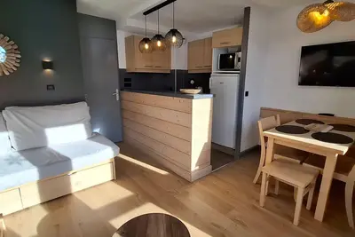 Image de Appartement cosy à Plagne 1800, 4-5 pers, accès piscine