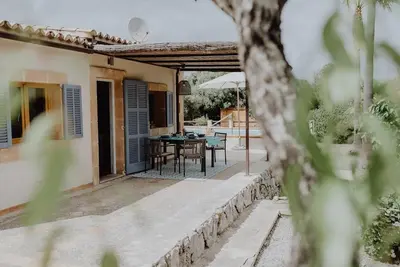 Image de Maison de campagne 'S'agret' avec vue sur les montagnes, piscine privée et Wi-Fi