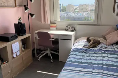 Image de Chambre double chez l'habitant, proche de l'aéroport, Edhec et Parc Phoenix.