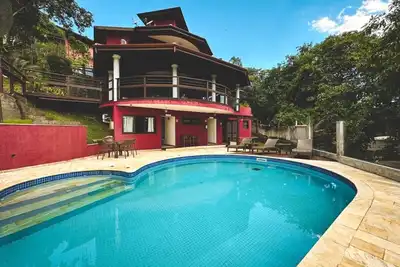 Image de Cinematic house overlooking Itagua beach, Ubatuba