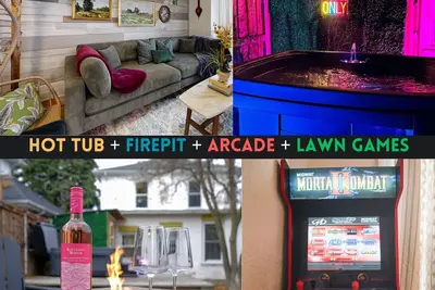 Image de Dt Retreat : Firepit, Backyard, Arcade