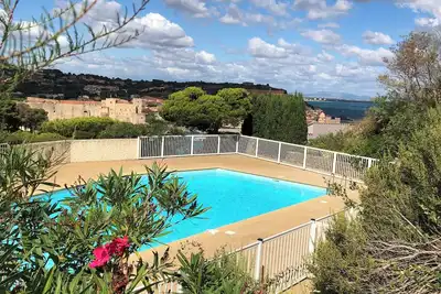 Image de Appartement 3 étoiles Rez de chaussée avec piscine à 5mn à pied de Collioure 🐶ok