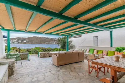 Villa 'Afrodite On The Sea' avec vue sur la mer, Wi-Fi et climatisation