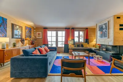 Image de Appartement 'Klochette - Charme Et Famille' avec vue sur la montagne, terrasse privée et Wi-Fi