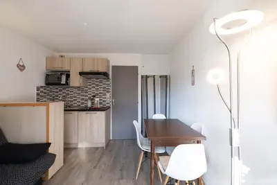 Image de Appartement 'Samoëns Centre -4 Pers' avec vue sur les montagnes, balcon et Wi-Fi