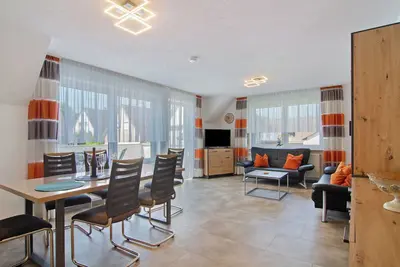 Image de Appartement de vacances 'Balcon' avec grand balcon orienté vers le sud et Wi-Fi