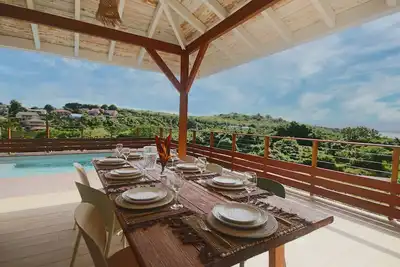 Villa piscine et vue mer (Mqdi110 8p)