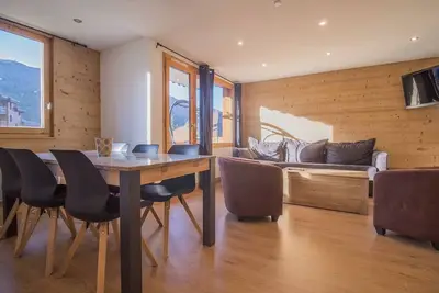 Image de Valmorel : Spacieux 3 Pièces, 2 Chambres, Proche Pistes