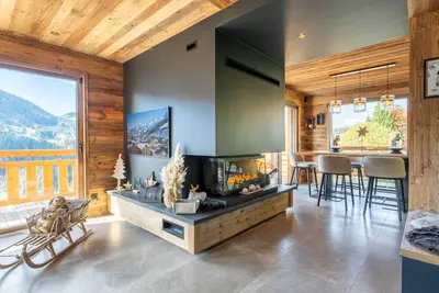 Image de Chalet cosy 5 étoiles, hammam, animaux admis, pour 10 pers. à La Clusaz