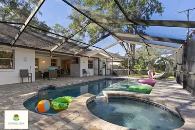 Image de Tropical House / Hot Tub & Pool / Near Beach +Pets