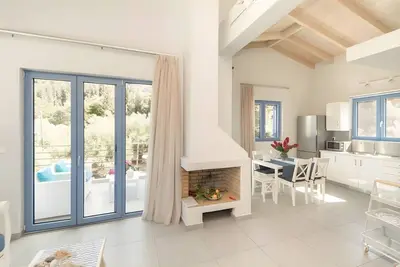 Image de Villa 'Katerina's Village 2' avec vue sur mer, Wi-Fi et climatisation