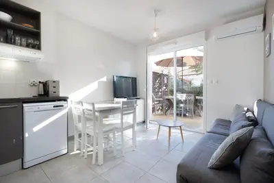 Villa lumineuse 4 pers, jardin, proche de la mer
