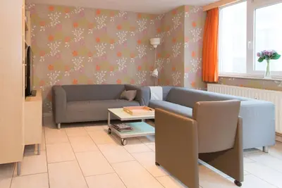 Appartement avec vue latérale sur la mer à Ostende