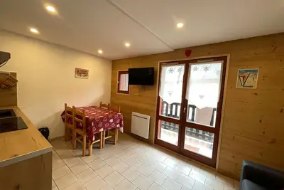 Image de Studio cabine 4 pers avec balcon et wifi à Valloire