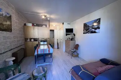 Image de Studio cosy proche télécabines avec parking
