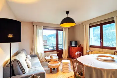 Image de Appartement 2 chambres avec balcon, parking et Wi-Fi à La Clusaz