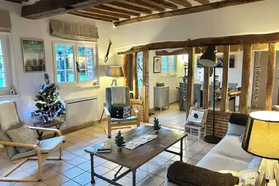 Image de Longère normande avec jardin, proche plage et Varengeville