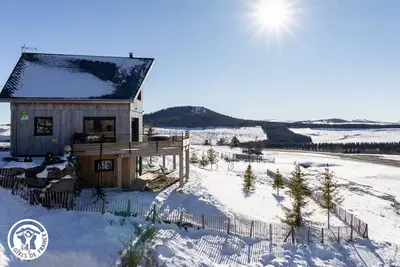 Image de Splendide chalet haut de gamme, à la vue exceptionnelle, situé à quelques minutes des pistes