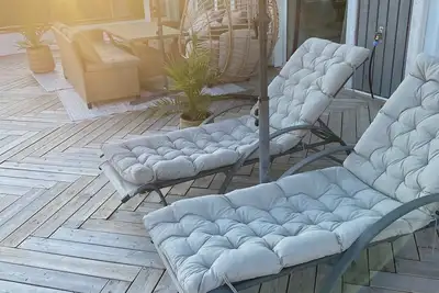 Image de City and beach poolvilla with Ac and WiFi close to lovely Tylösand