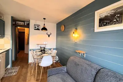 Image de À 10m des pistes de ski, 1er étage, balcon, télévision, casier à ski, 25m², Avoriaz