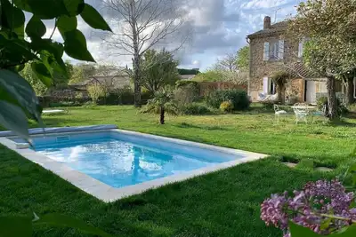 Image de Mas Les Romarins, 10min Uzès, pool & large garden, cosy, great family experience