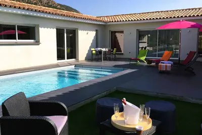Image de Villa Suarticcia, 6 pers, piscine chauffée, 3 min plage en voiture