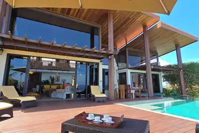 Image de Villa Ta'u Here by Tahiti Homes, incroyable villa d'architecte : piscine et vue