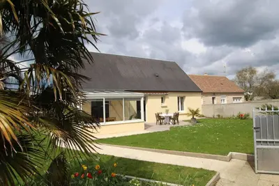 Image de Maison plain-pied avec véranda, wifi, parking et jardin proche plage