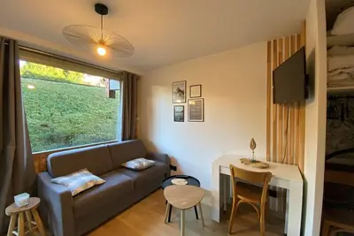 Image de Studio rénové 4 pers. avec terrasse et parking, Crest-Voland
