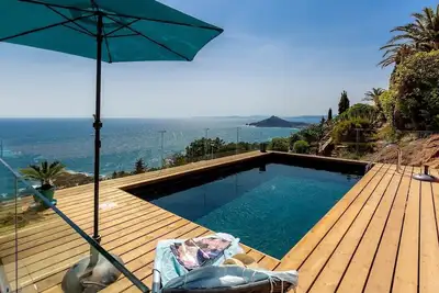 Image de Sublime villa azuréenne 8 pers, Piscine et vue mer