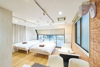 Image de 5person room2 double beds sofa bed4minute wa / Minato-ku Tokyo