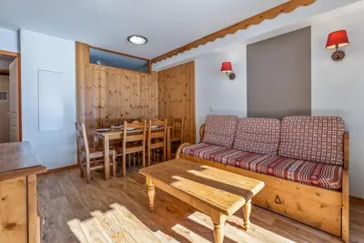 Image de Centre station, 1er étage, remise en forme, piscine, sauna, balcon, casier à ski, 40m², Les Orres