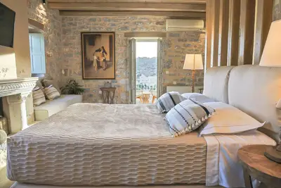 Image de Queen Suite with Panoramic Sea View | Akrolithi Guesthouse