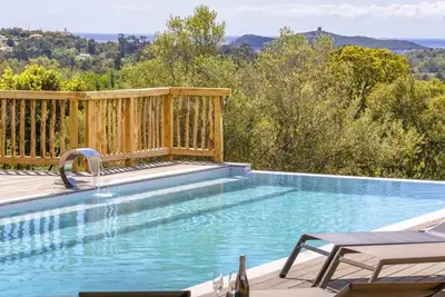 Image de Villa Gaïa, 6 pers, piscine chauffée, 3 min plage