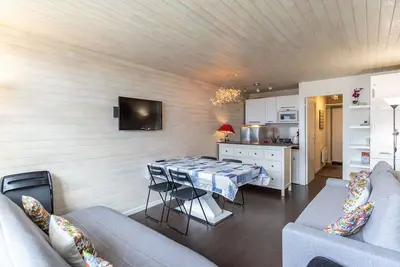 Image de Studio cabine confortable pour 4 au pied des pistes