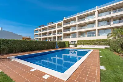 Image de Appartement 'Brightness Comfort In Burgau' avec vue sur mer, Wi-Fi et climatisation